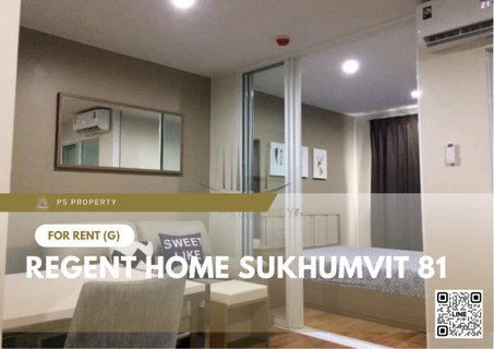 รูปภาพ For rent 📍 Regent Home Sukhumvit 81 📍 near BTS On Nut, complete with furniture and electrical appliances.