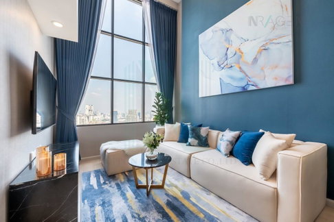 🎉 For Sell Condo KNIGHTSBRIDGE PRIME SATHORN Building 1, Floor 41,Duplex, Room size 44 sqm