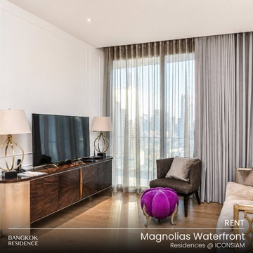 Rental Condo 💫 Magnolias Waterfront Residences, 1BR 65sq.m. 58K ✨ Beautifully Designed Unit, Near ICONSIAM 
