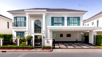 เช่าบ้านเดี่ยว มาร์เก็ต วิลเลจ สุวรรณภูมิ : 📌 ให้เช่าบ้านเดี่ยว 2 ชั้น เศรษฐสิริ บางนา กม.10 4 ห้องนอน 5 ห้องน้ำ