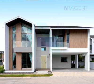 เช่าบ้านเดี่ยว ถนนกิ่งแก้ว : 📌 ให้เช่าบ้านเดี่ยว 2 ชั้น เนอวานา เอเลเมนท์ บางนา 4 ห้องนอน 4 ห้องน้ำ