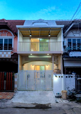 ทาวน์โฮม บางบัวทอง นนทบุรี : 📌 ขายทาวน์เฮาส์ โครงการ บ้านมนวดี 2 ชั้น 3 ห้องนอน 2 ห้องน้ำ