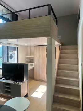 Chewathai Residence Asoke ชั้น 12 ห้อง Duplex 1 ห้องนอน 45 ตร.ม. วิวสวย ทักไลน์ @081mrzsz