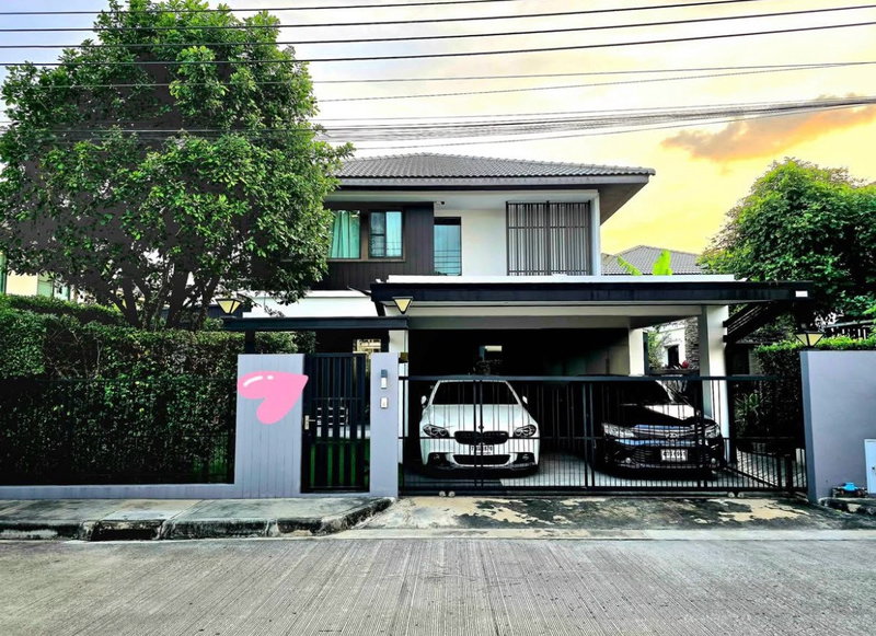 บ้านเดี่ยวให้เช่า : ME2500447 ให้เช่า บ้านเดี่ยว มัณฑนา บางนา กม.7 ใกล้ Mega บางนา พร้อมเข้าอยู่ รีบจองด่วนเลยน๊าา