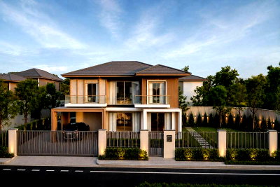 Houses for rent : Luxury house for rent in Pattaya, Horizon by Patta project, ready to move in.
