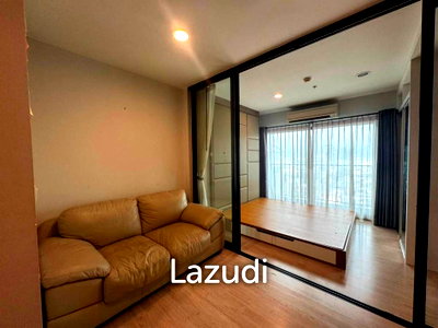 ขายคอนโด : 29 sqm high-floor 1 bedroom condo at Fuse Miti Sutthisan Ratchada Din Daeng
