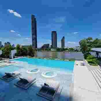 40th-Floor 2-BR Chapter Charoennakhorn - Riverside BTS Krung Thon Buri (ID 2143753)