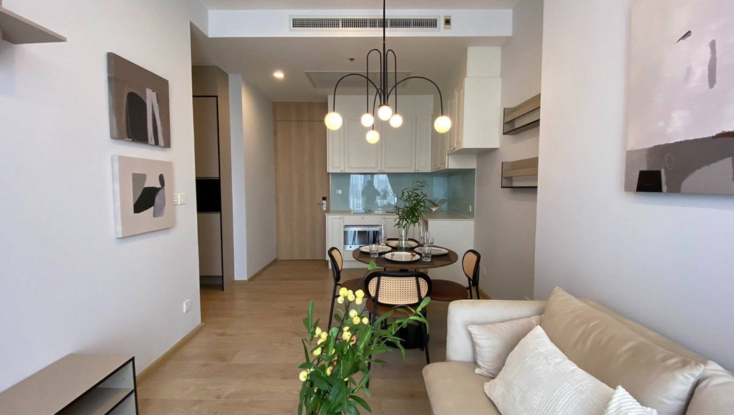 Call : 097-926-4469 Condo Noble BE19 ใกล้ BTS อโศก 52.07 ตารางเมตร 2 นอน 2 น้ำ ทิศเหนือ ชั้น19 (เฉพาะชั้นนี้ มีสวนส่วนตัว) เพิ่งตกแต่งเสร็จ พร้อมอยู่