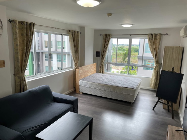 รูป 🏡 Dcondo Campus Resort Bangna (ห้องมุม) สัญญา2ปี 8000 บาท✅✅ - รูปที่ 1/6