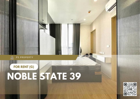 Condo for rent✨Noble State 39✨near BTS 🚆 Spacious room, furnished + complete electrical appliances. Ready to move in!! 📱Line: @psproperty