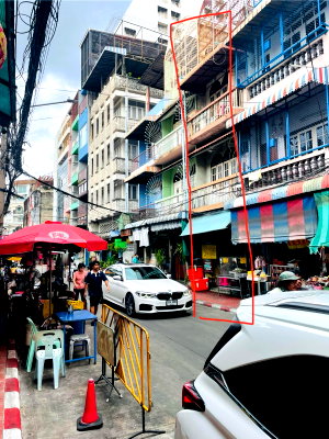 อาคารพาณิชย์ บางลำภู(บางลำภู) : อาคารพาณิชย์3ชั้นครึ่งเยาวราชถนนมังกรสวยมาก