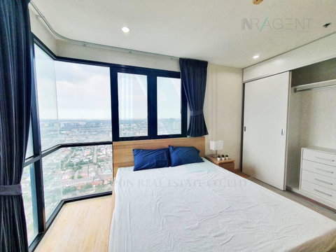 🎉 For rent condo ASTRO CHAENG WATTANA Building 1, Floor 33,2 bed room, Room size 54.00 sqm