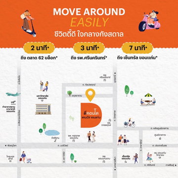 คอนโด 2 ห้องนอน ใกล้มหาวิทยาลัยขอนแก่น 🏢✨