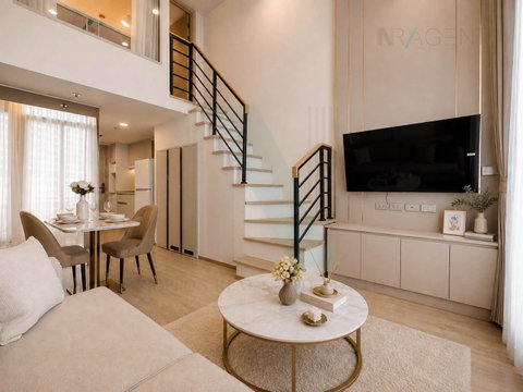 🎉 For Rent Condo CULTURE CHULA Building 1, Floor 23,Duplex, Room size 38.00 sqm