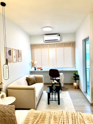 ขายคอนโด : 🔥 ขาย! ห้องรีโนเวทใหม่ พร้อมอยู่ 🧳✨ 🏢 Condo A Space Sukhumvit 77 (BK041)