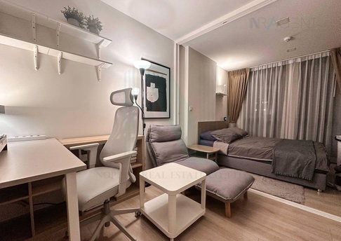 🔺 For Rent Condo CHAMBERS ON NUT STATION Building B, Floor 4,1 bed room, Room size 27.00 sqm