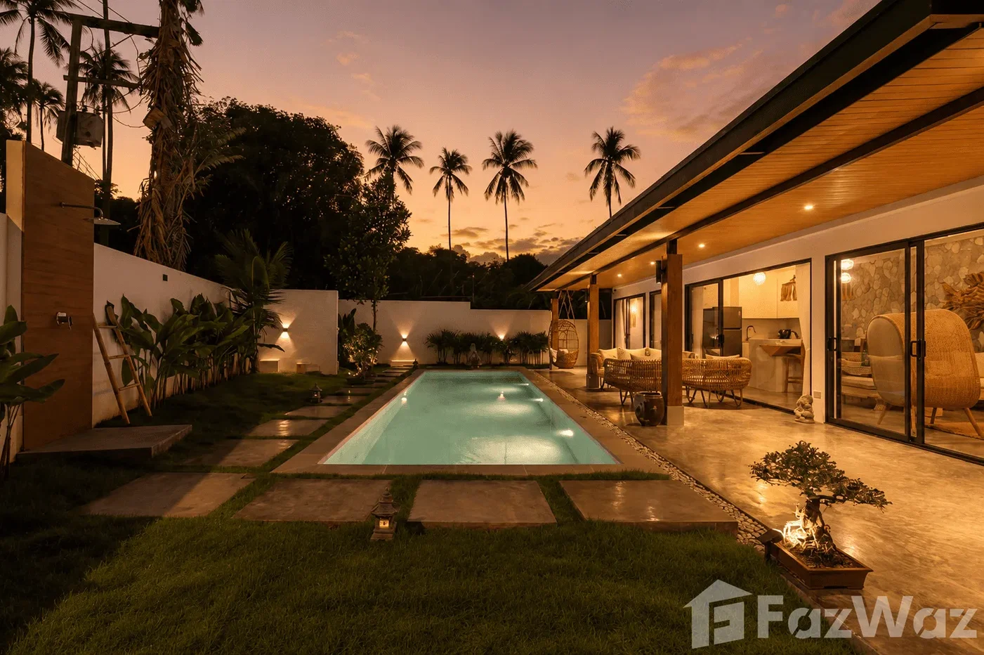 รูป วิลล่าให้เช่า 2 ห้องนอน ใน แม่น้ำ, สุราษฎร์ธานี 6652510 - รูปที่ 9/9