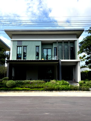 บ้านเดี่ยว สนามบินสุวรรณภูมิ : 🏡 บ้านเดี่ยวใกล้กรุงเทพกรีฑา 250 ตร.ม. - The Eternity Verdure Rama 9 – Wongwaen 