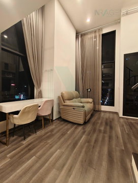ให้เช่าคอนโด ไนท์บริดจ์ สเปซ พระราม 9 อาคาร 1 ชั้น 24 Duplex ขนาด 40 ตรม ใกล้ Central พระราม 9
