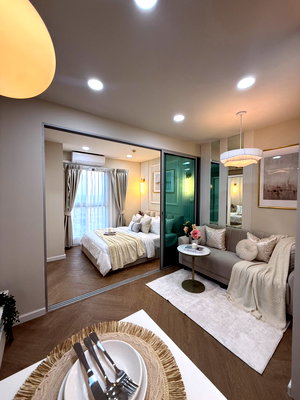 ขายคอนโด : 🔥 ขาย! ห้องรีโนเวทใหม่ พร้อมอยู่ 🧳✨ 🏢 Condo A Space Me Bangna (BK047)