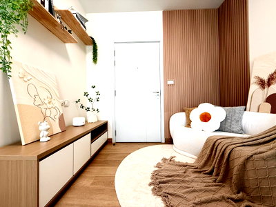 ขายคอนโด : 🔥 ขาย | ห้องรีโนเวทใหม่ พร้อมอยู่  🏡 Unio Sukhumvit 72 (305-CD-BK-RN)