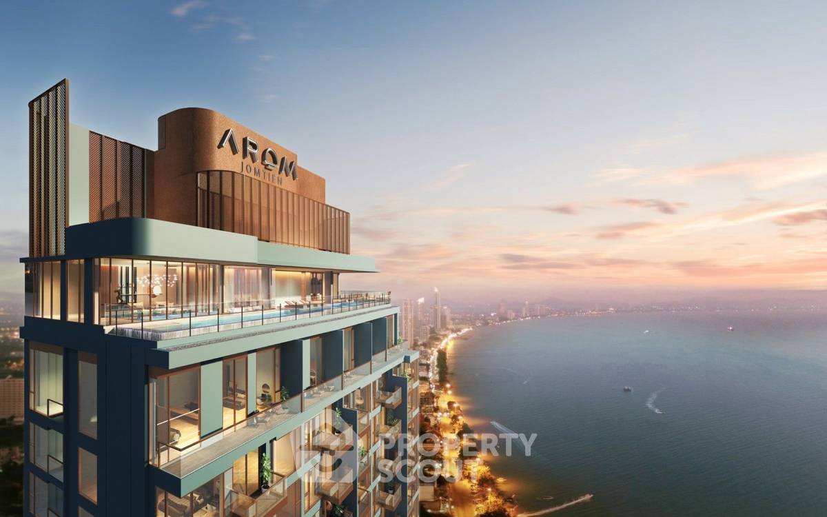 รูป คอนโด 1 ห้องนอน ชั้น 22 โครงการ AROM JOMTIEN หาดจอมเทียน (ID 998224) - รูปที่ 2/10