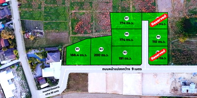 Land for sale Chiang Mai : Land with Installment Plans Available, No Flooding Area, Near 4 International Schools