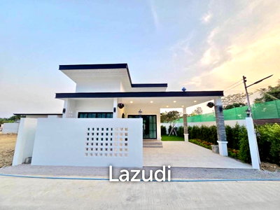 บ้านเดี่ยว ประจวบคีรีขันธ์ : บ้านเดี่ยวสไตล์โมเดิร์น 3 ห้องนอน ทำเลบ้านทับใต้ หัวหิน ในโครงการ โฮมมี่