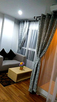 Condos for rent : Condo for rent, Miami Bangpu, fully furnished, near BTS Keha, 6,000 THB per month. Inquire via Line ID: Jatet
