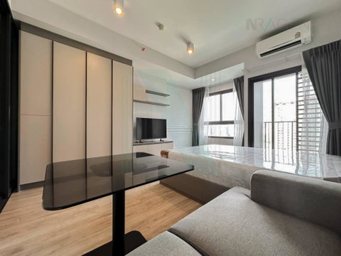 🎉 For Rent Condo IDEO RAMA 9 - ASOKE Building 1, Floor 22,Studio, Room size 27 sqm