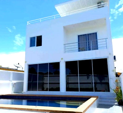 Houses for sale Khao Chi Chan : Pool house for sale, prime location, convenient travel.