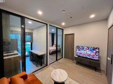 🚩 For Rent Condo METRIS DISTRICT LADPRAO Building 1, Floor 11,1 bed room, Room size 30 sqm