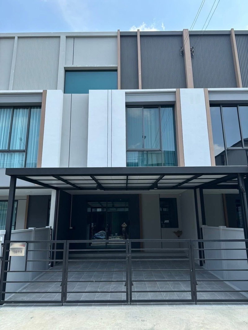 Townhouses for rent : P0834/[For Rent] Pleno Sukhumvit-Bangna 4 | Brand New 2-Storey Luxury Townhome