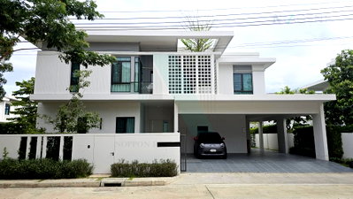 เช่าบ้านเดี่ยว มาร์เก็ต วิลเลจ สุวรรณภูมิ : 📌 ให้เช่าบ้านเดี่ยว 2 ชั้น บ้านมัณฑนา บางนา กม. 15 4 ห้องนอน 5 ห้องน้ำ