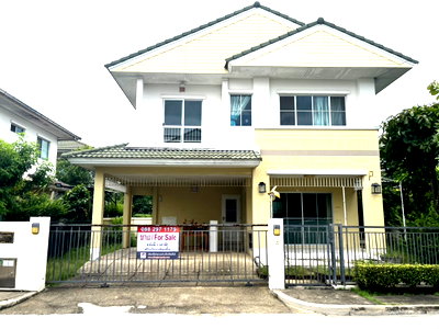 ขายบ้านเดี่ยว : ขายบ้านเดี่ยว  ม.มัณฑณา ปิ่นเกล้า-พระราม5 (เนื้อที่ 61.2 ตรว.) โครงการติดถนนนครอินทร์  ราคาดี  
