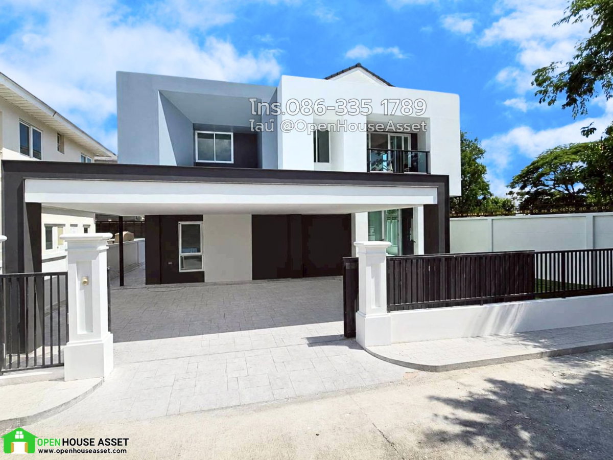 บ้านเดี่ยว Perfect Masterpiece รัตนาธิเบศร์ บนสังคมคุณภาพ  ตกแต่งใหม่สไตล์ Modern Minimalist 