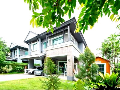 เช่าบ้านเดี่ยว กรุงเทพมหานคร : ให้เช่าบ้านเดี่ยว 2 ชั้น หมู่บ้าน ชวนชื่น แกรนด์ เอกชัย-บางบอน / ถนนบางบอน 4 / แอร์ทั้งหลัง / เฟอร์นิเจอร์ครบ / อยู่อาศัย