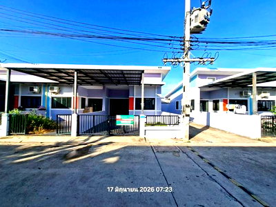 ทาวน์โฮม ปลวกแดง : ทาวน์เฮ้าส์ 22.6 ตร.วา ทรัพย์มณี 999 เฟส 5 ปลวกแดง ระยอง 1.2M