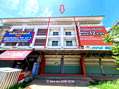อาคารพาณิชย์ ปราจีนบุรี : อาคารพาณิชย์ 34 ตร.วา ประจันตคาม ปราจีนบุรี 5.6M