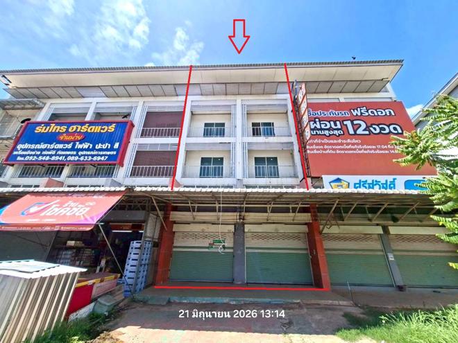 รูป อาคารพาณิชย์ 34 ตร.วา ประจันตคาม ปราจีนบุรี 5.6M - รูปที่ 1/31