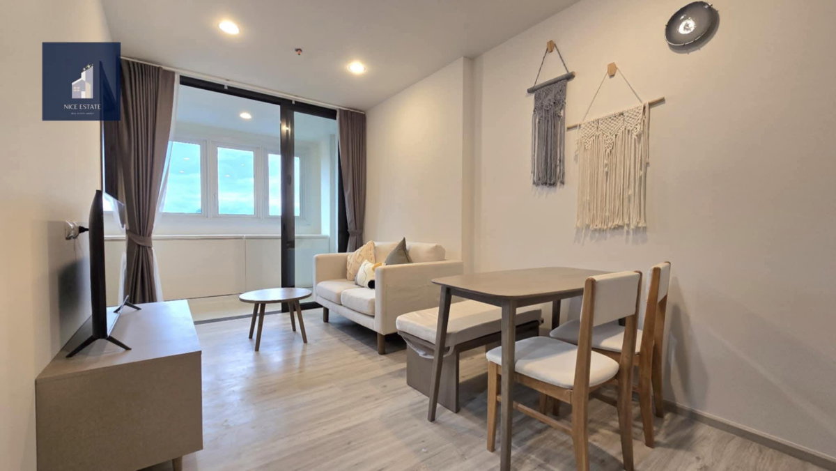 picture XT Huaikhwang 1bedroom with enclosed kitchen high floor take clear view  - 2/9