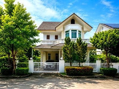 บ้านเดี่ยว วิทยาลัยเชียงใหม่บริหารธุรกิจนานาชาติ : POS ปาล์ม สปริงส์ คันทรีโฮมส์ บ้านมือเดียวหลังมุม หายากมาก โครงการคุณภาพ เงียบสงบ เย็นสบาย