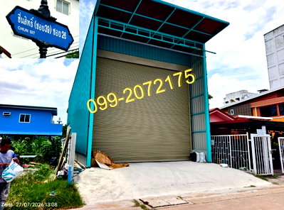 โรงงาน ถนนพหลโยธิน : ⭐ไม่ต้องเช่า!!⭐ขายโกดัง 41.7 ตรว. ใกล้สถานีรถไฟฟ้าคูคต สถานีคปอ รถไฟฟ้าสายสีเขียว มาแล้ว ไม่ต้องรอความเจริญ