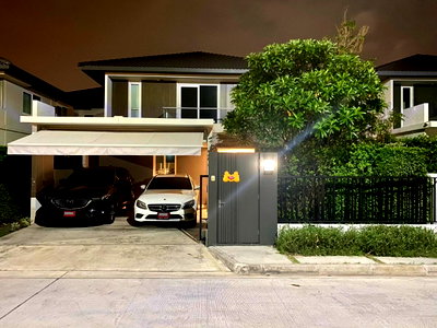 บ้านเดี่ยวให้เช่า : 🏡✨ ให้เช่าบ้านเดี่ยว มัณฑนา อ่อนนุช–วงแหวน 5 บ้านสวย Built-in ทั้งหลัง พื้นที่ลงตัว บรรยากาศโครงการร่มรื่น