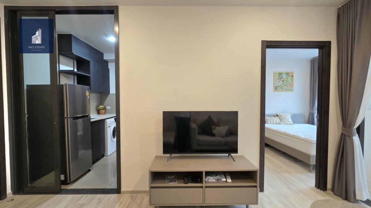 picture XT Huaikhwang 1bedroom with enclosed kitchen high floor take clear view  - 3/9
