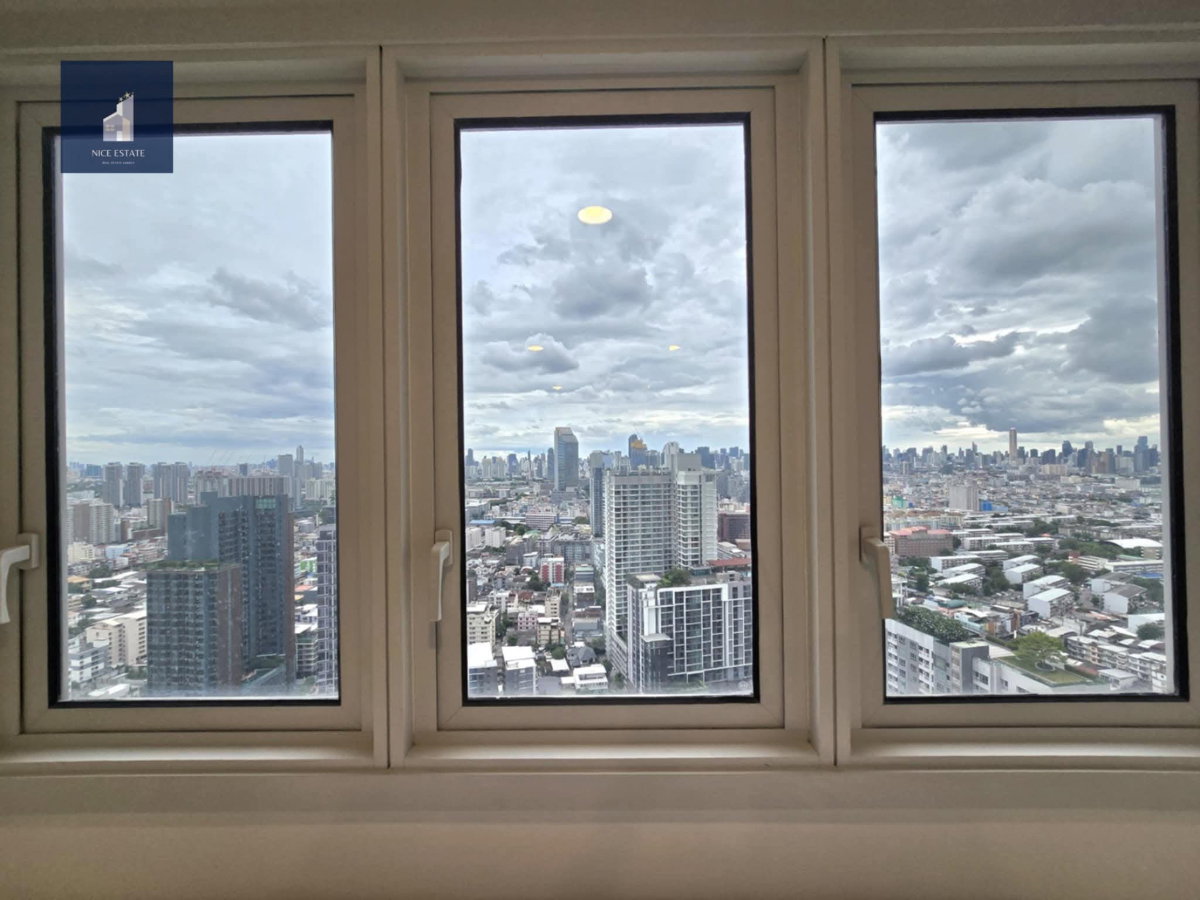 picture XT Huaikhwang 1bedroom with enclosed kitchen high floor take clear view  - 9/9