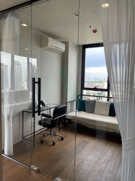 🚩 For Rent Condo IDEO Q SUKHUMVIT 36 Building A, Floor 26,1 bed room, Room size 50 sqm