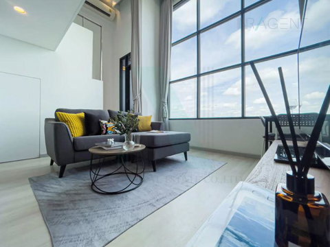 🚩 For Rent Condo KNIGHTSBRIDGE PRIME SATHORN Building 1, Floor 32,Duplex, Room size 39 sqm