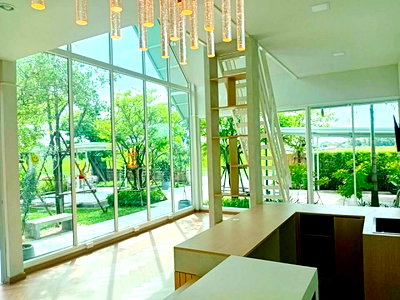 เช่าบ้านเดี่ยว ถนนราชพฤกษ์ : ถนนราชพฤกษ์ 345 ใกล้โรบินสัน ราชพฤกษ์ 150 ม บ้านพักสไตล์รีสอร์ท 4 หลัง 4นอน 4น้ำ  200ตร.ว. 800ตร.ม.