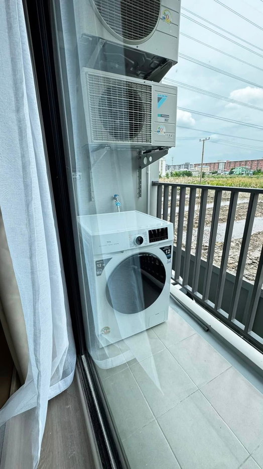 รูป ให้เช่าBlock Condo รังสิต-พหลโยธิน ชั้น2 เฟอร์ครบ พร้อมเครื่องซักผ้า ห้องใหม่ - รูปที่ 9/9